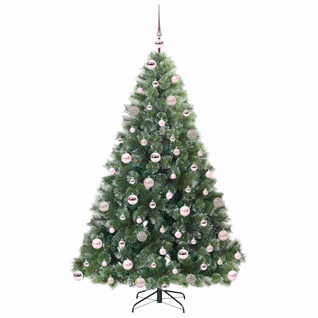 Sapin de Noël artificiel avec 300 LED Vert 180 cm PE et PVC - XIOS