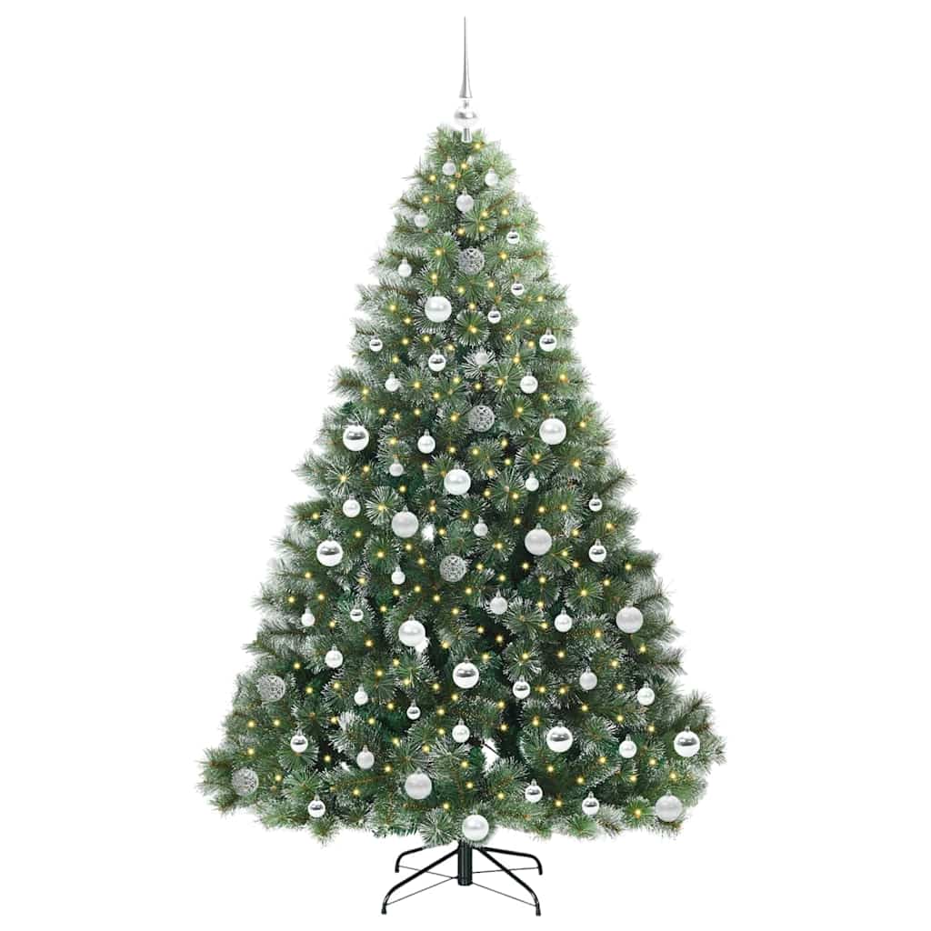Sapin de Noël artificiel avec 300 LED Vert 180 cm PE et PVC - XIOS