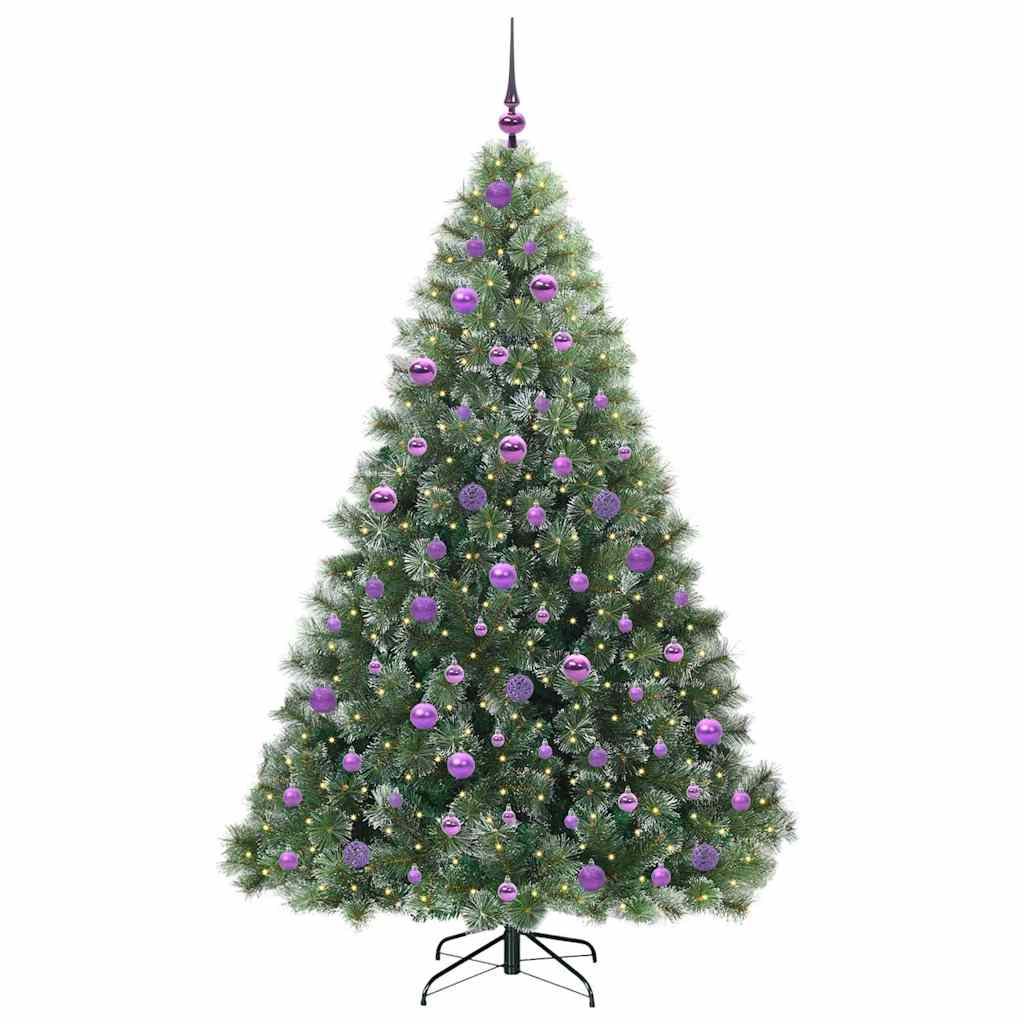 Sapin de Noël artificiel avec 300 LED Vert 180 cm PE et PVC - XIOS