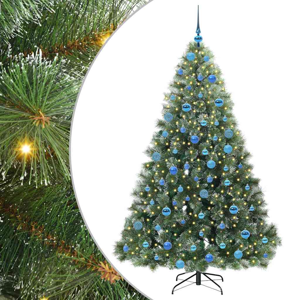 Sapin de Noël artificiel avec 300 LED Vert 180 cm PE et PVC - XIOS
