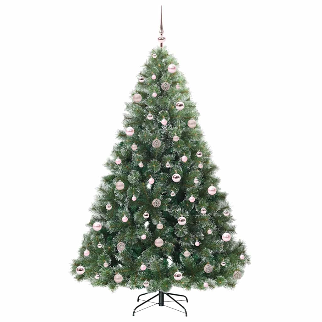 Sapin de Noël artificiel avec 300 LED Vert 210 cm PE et PVC - XIOS