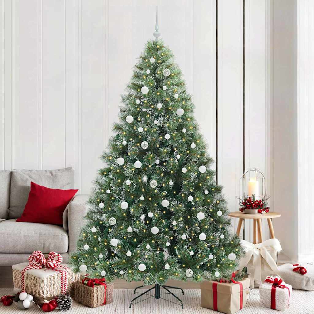 Sapin de Noël artificiel avec 300 LED Vert 210 cm PE et PVC - XIOS