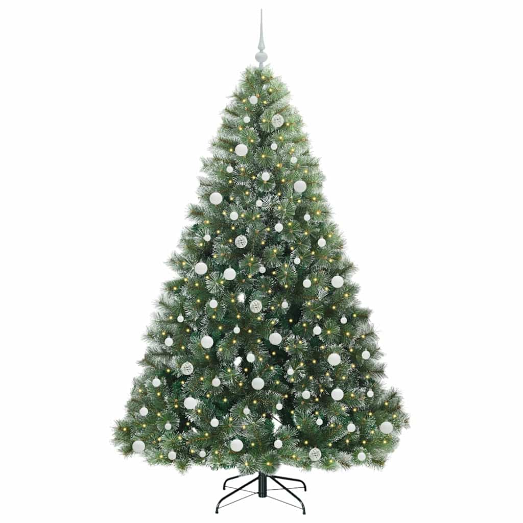 Sapin de Noël artificiel avec 300 LED Vert 210 cm PE et PVC - XIOS