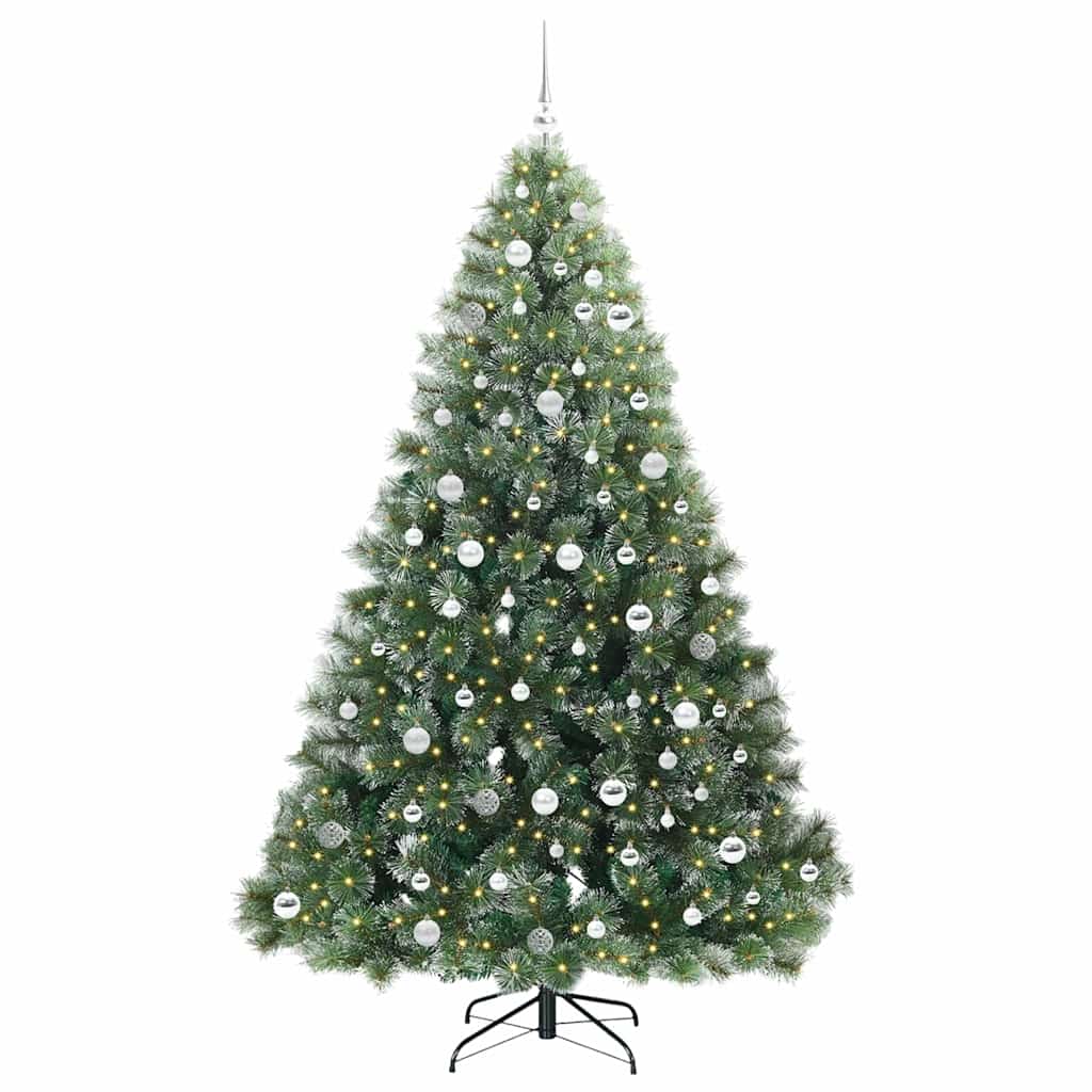 Sapin de Noël artificiel avec 300 LED Vert 210 cm PE et PVC - XIOS