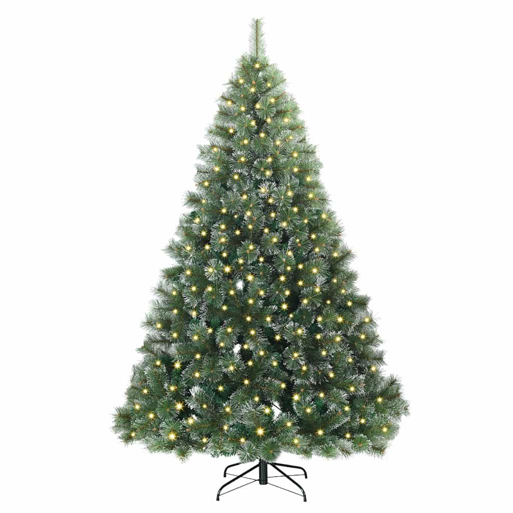 Sapin de Noël artificiel avec 300 LED Vert 240 cm PE et PVC - XIOS