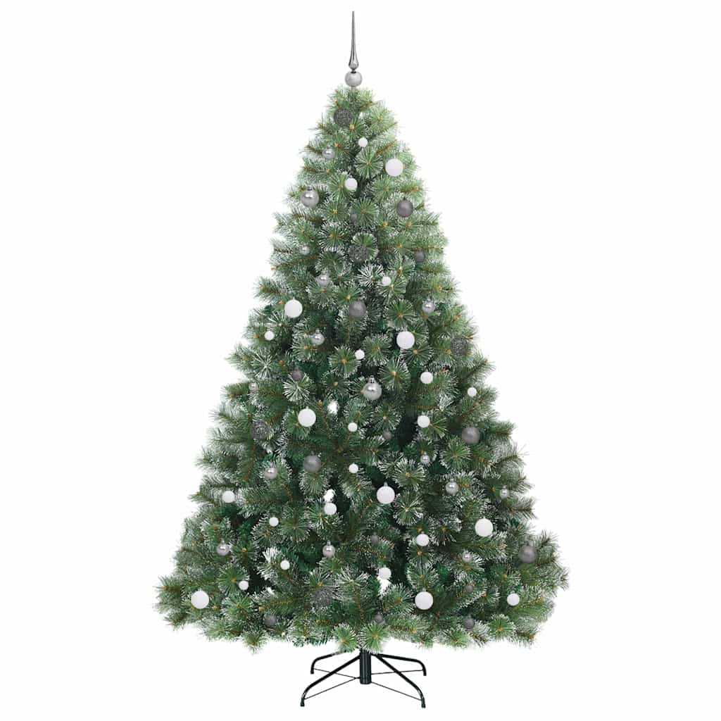 Sapin de Noël artificiel avec 300 LED Vert 240 cm PE et PVC