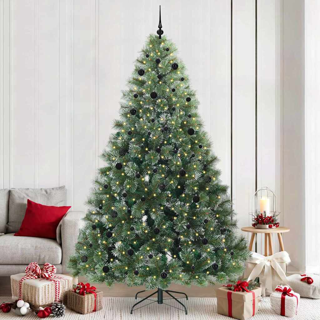 Sapin de Noël artificiel avec 300 LED Vert 240 cm PE et PVC - XIOS