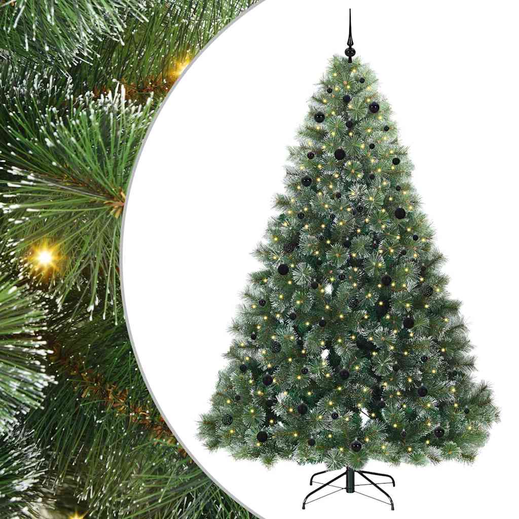 Sapin de Noël artificiel avec 300 LED Vert 240 cm PE et PVC - XIOS