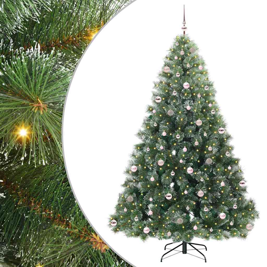 Sapin de Noël artificiel avec 300 LED Vert 240 cm PE et PVC - XIOS
