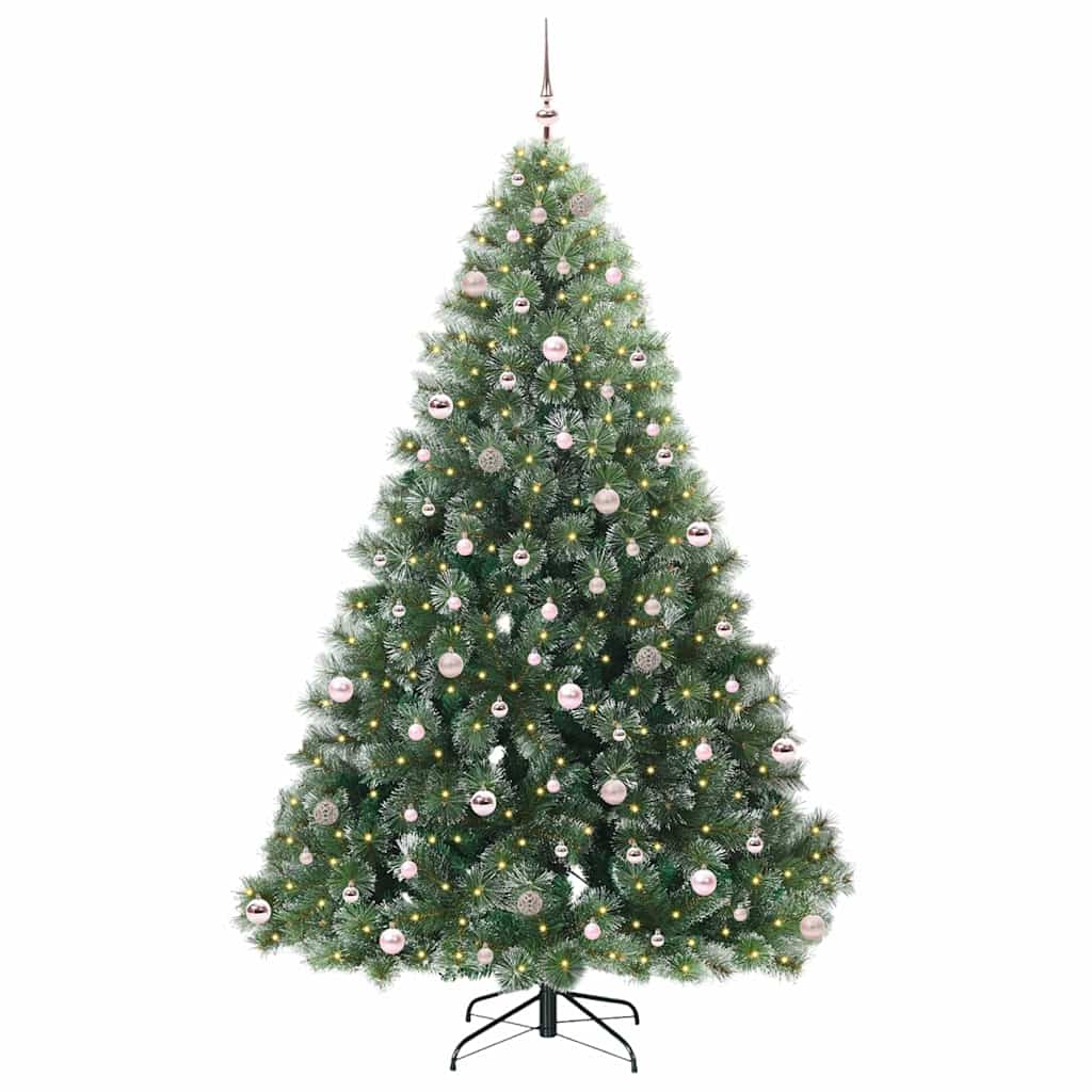 Sapin de Noël artificiel avec 300 LED Vert 240 cm PE et PVC - XIOS