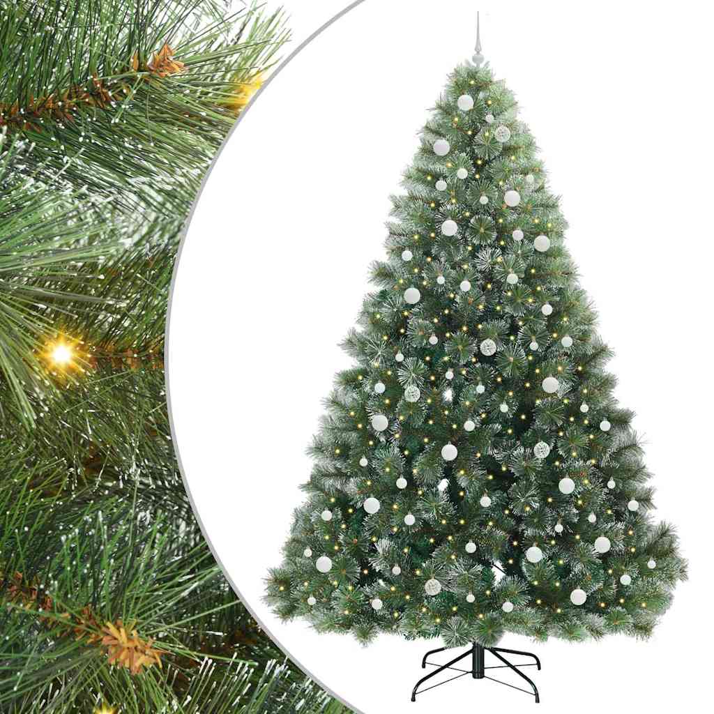 Sapin de Noël artificiel avec 300 LED Vert 240 cm PE et PVC - XIOS