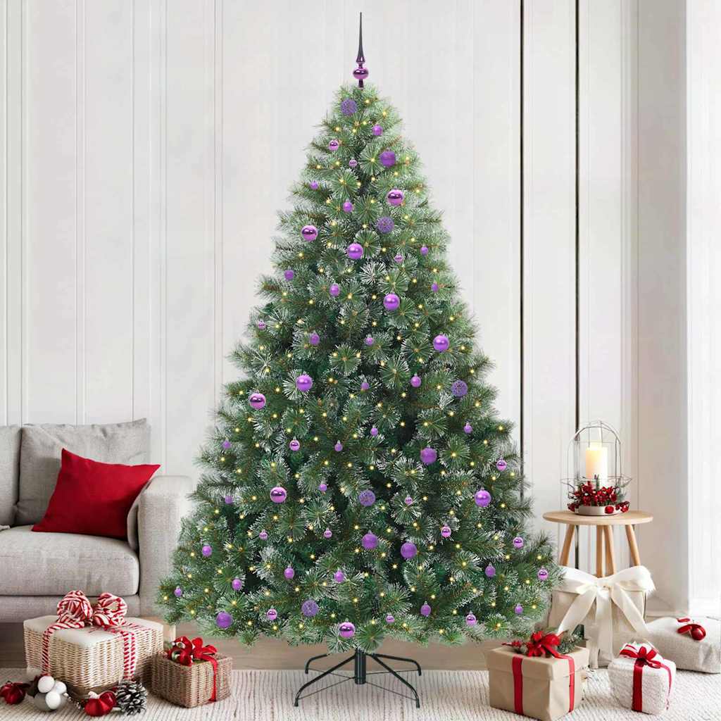 Sapin de Noël artificiel avec 300 LED Vert 240 cm PE et PVC - XIOS