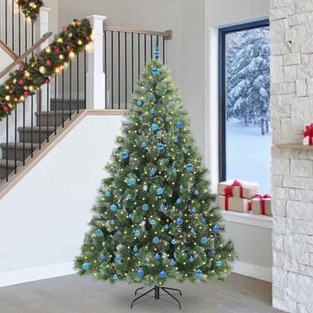 Sapin de Noël artificiel avec 300 LED Vert 240 cm PE et PVC - XIOS