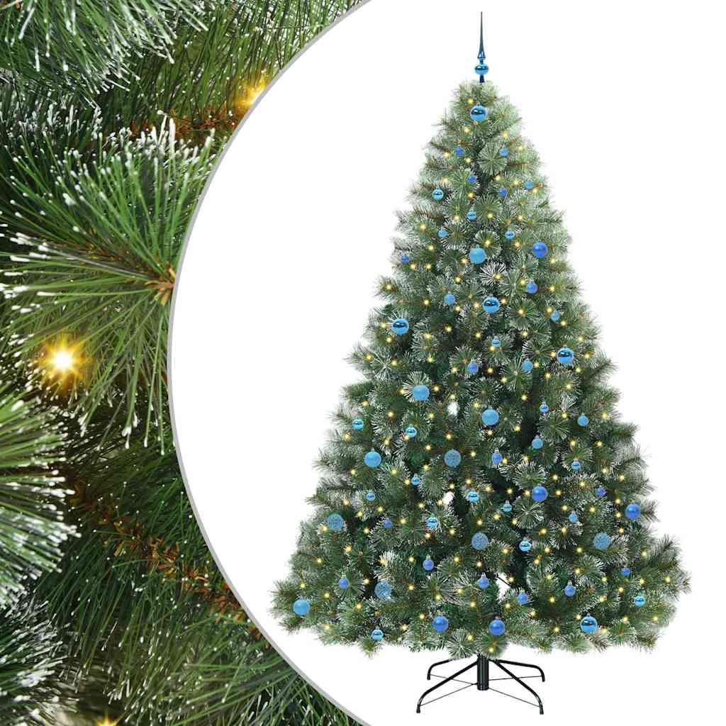 Sapin de Noël artificiel avec 300 LED Vert 240 cm PE et PVC - XIOS