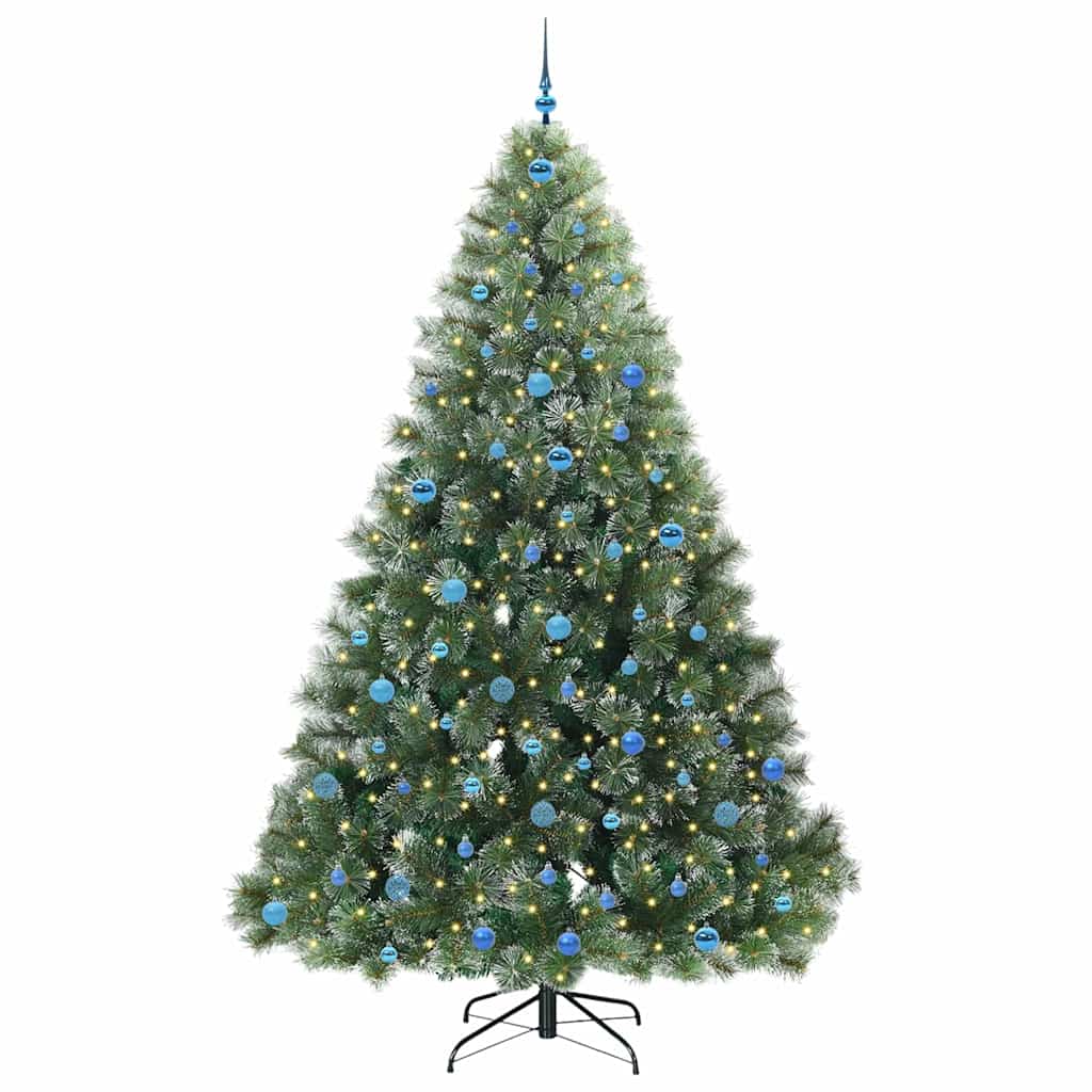 Sapin de Noël artificiel avec 300 LED Vert 240 cm PE et PVC - XIOS
