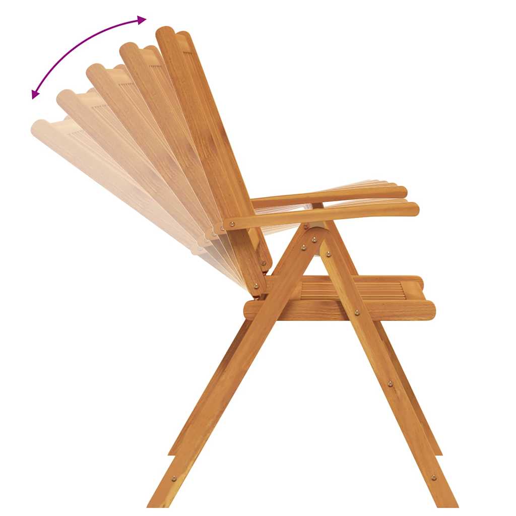 Ensemble de salle à manger pour jardin Pliable 7 pcs Marron - XIOS