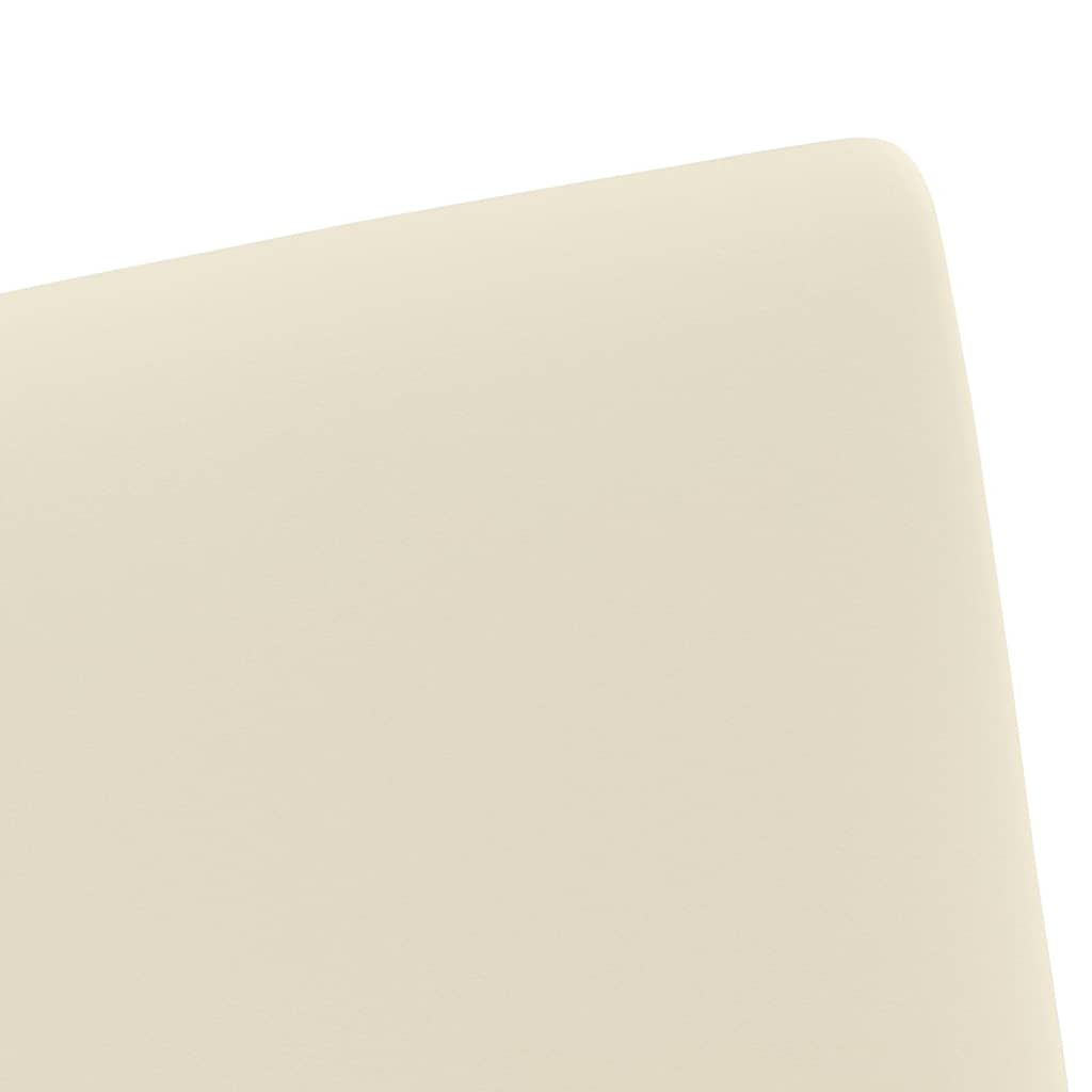 Chaises de salle à manger 2 pcs Crème 57 x 66 x 94 cm Faux cuir - XIOS