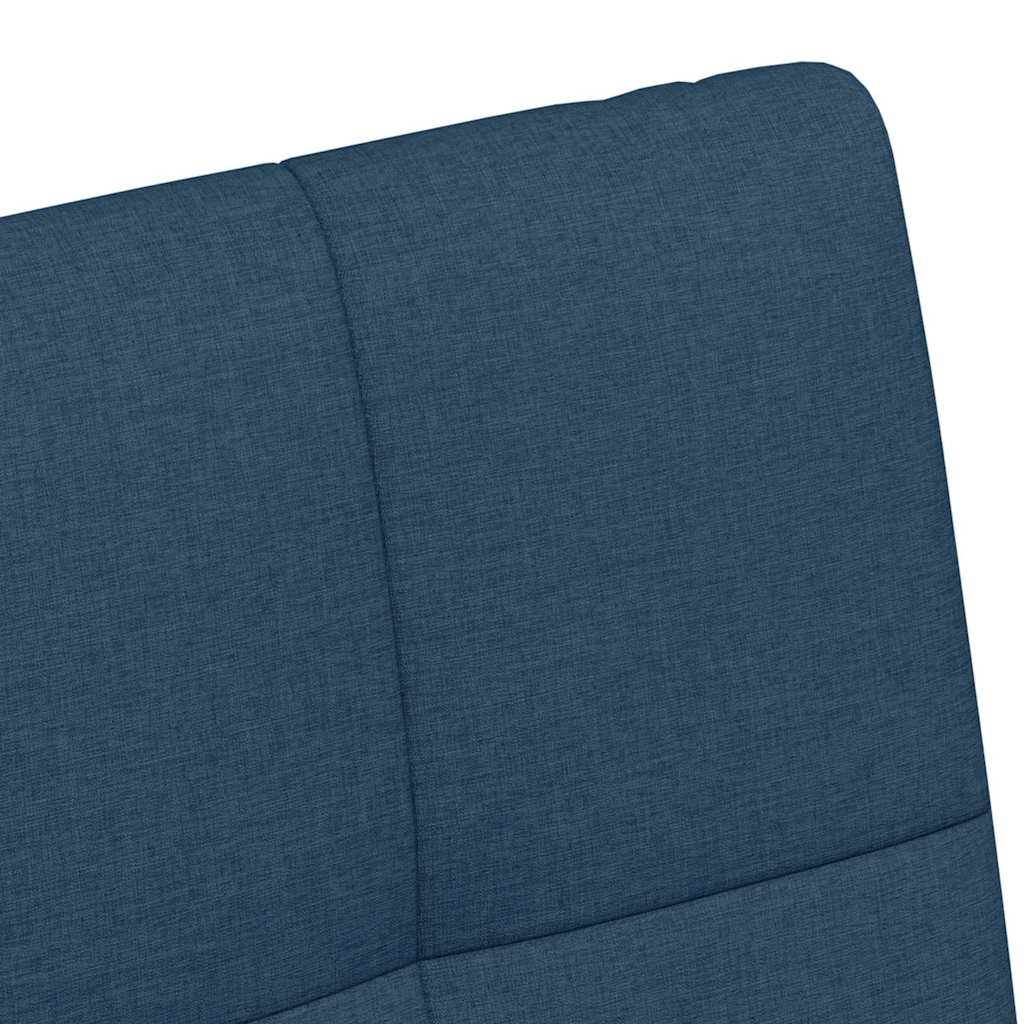 Chaises de Salle à Manger avec Roues 2 pcs Bleu 58 x 65 x 94 cm - XIOS