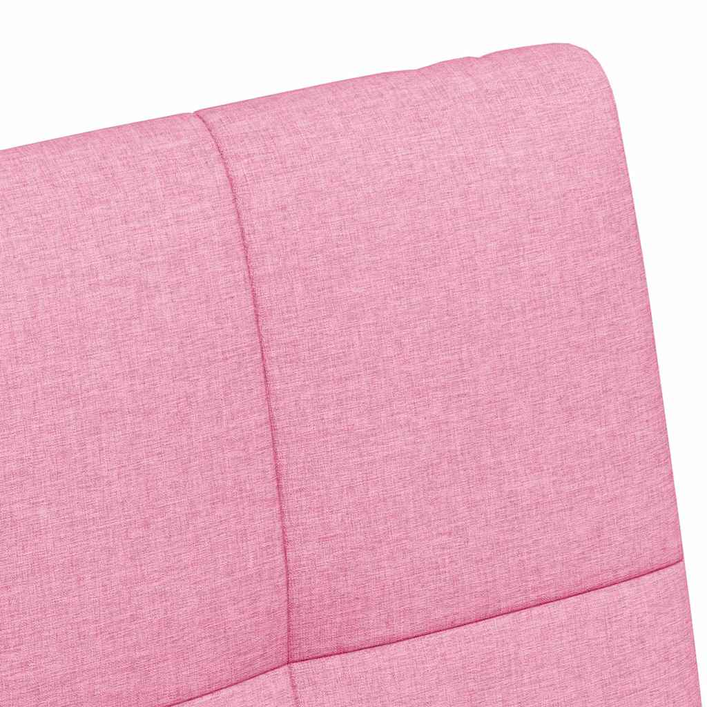 Chaises de Salle à Manger avec Roues 2 pcs Rose 58 x 65 x 94 cm - XIOS