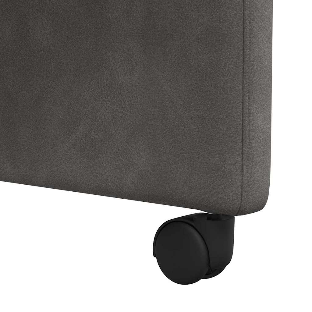 Chaises de Salle à Manger avec Roues 2 pcs Noir 58 x 67 x 97 cm - XIOS