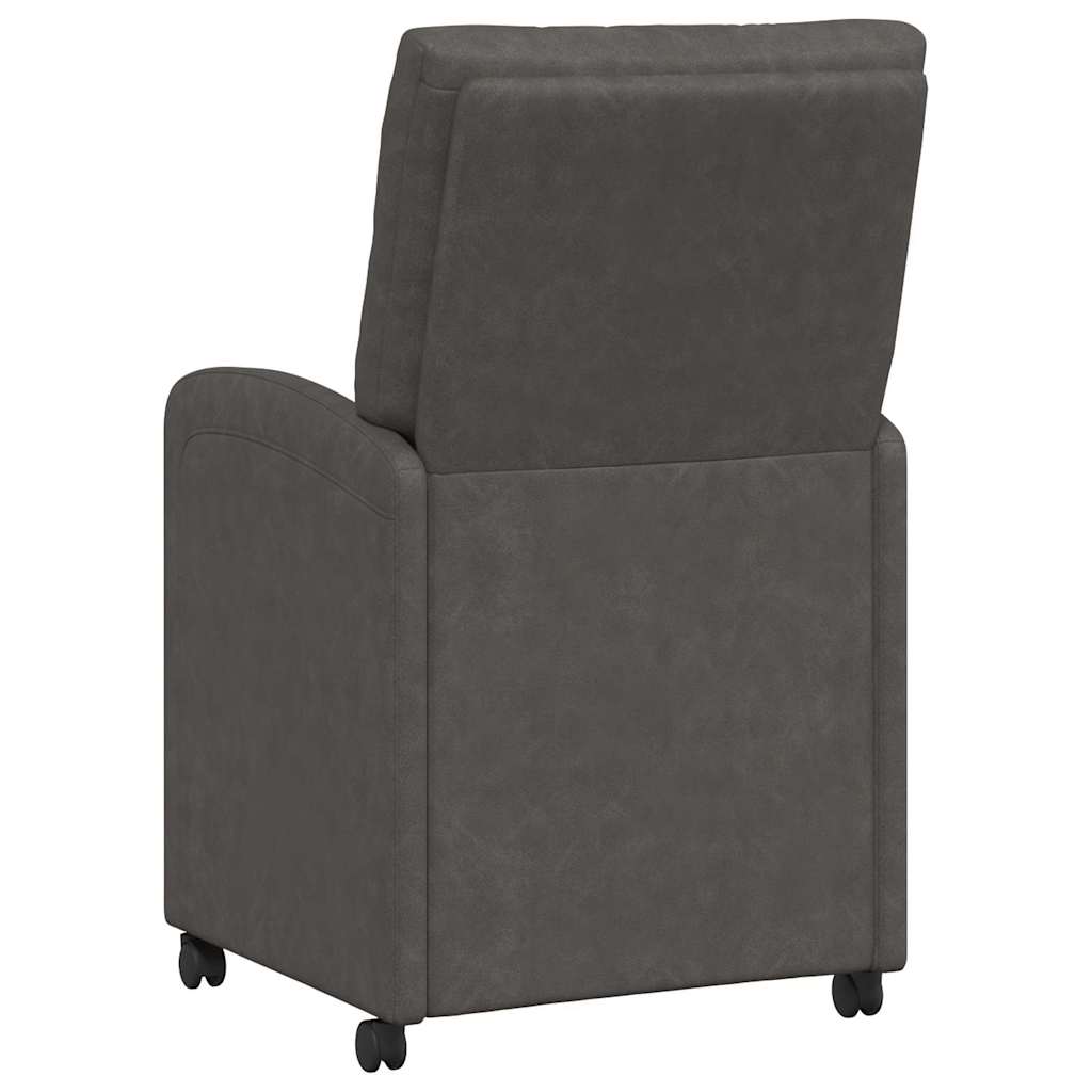 Chaises de Salle à Manger avec Roues 2 pcs Noir 58 x 67 x 97 cm - XIOS