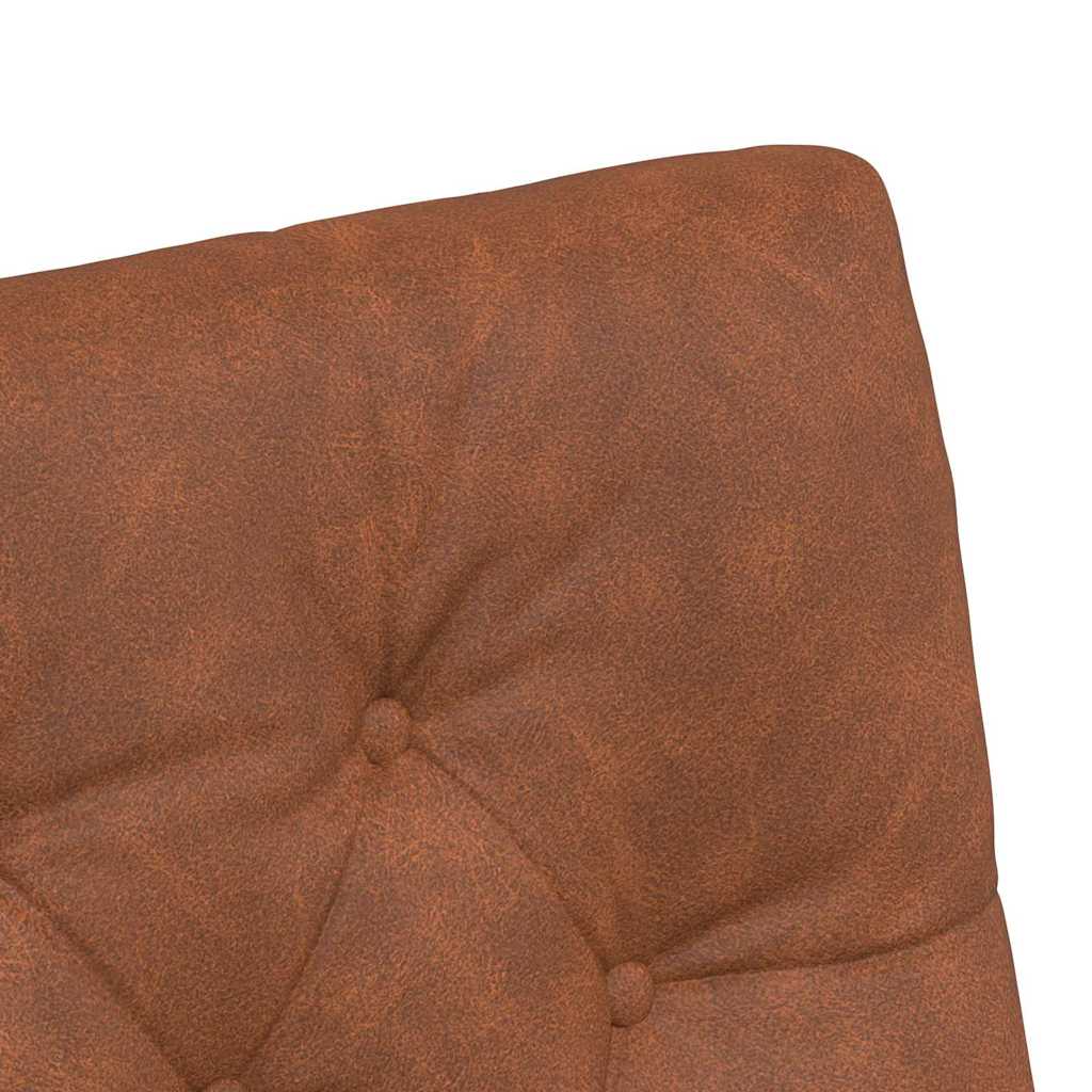 Chaises de Salle à Manger avec Roues 2 pcs Marron Faux cuir - XIOS