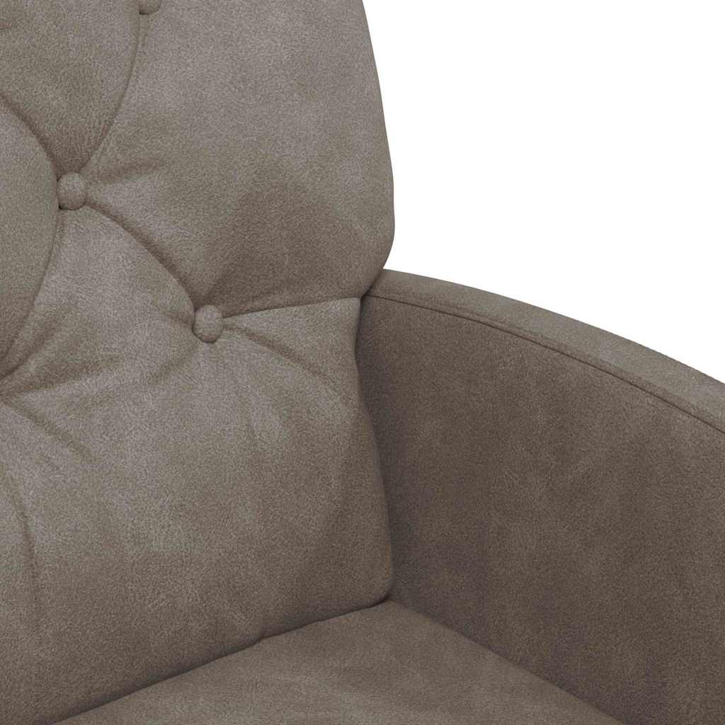 Chaises de Salle à Manger avec Roues 2 pcs Gris 58 x 67 x 97 cm - XIOS