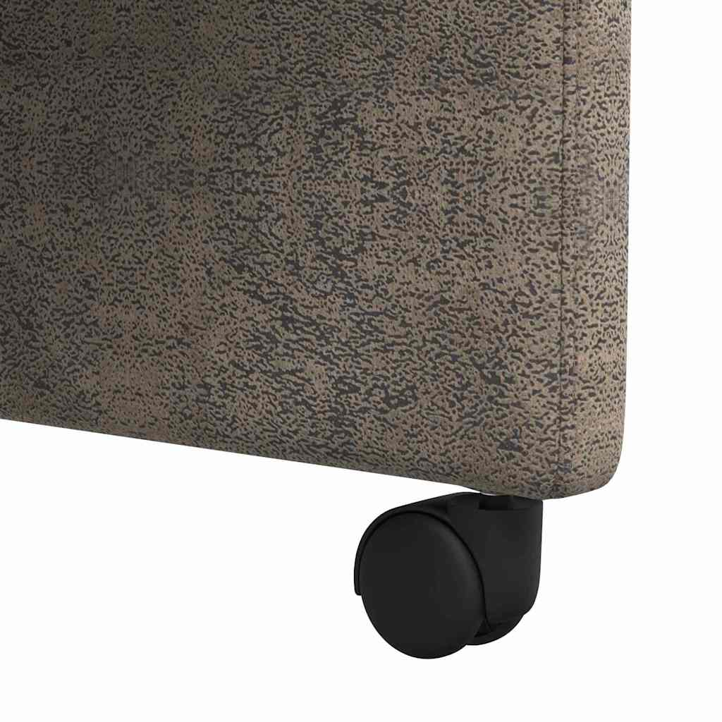 Chaises de Salle à Manger avec Roues 2 pcs Gris foncé - XIOS