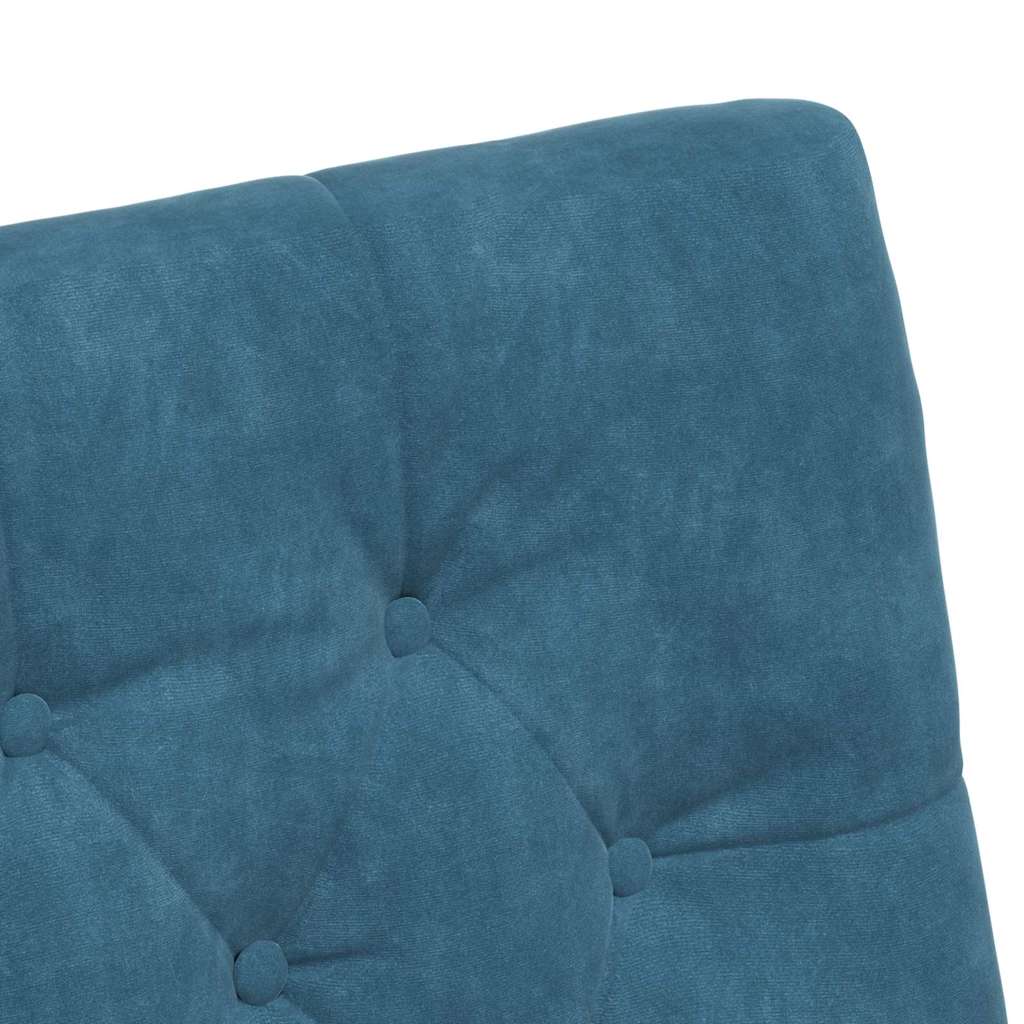 Chaises de Salle à Manger avec Roues 2 pcs Bleu 58 x 67 x 97 cm - XIOS