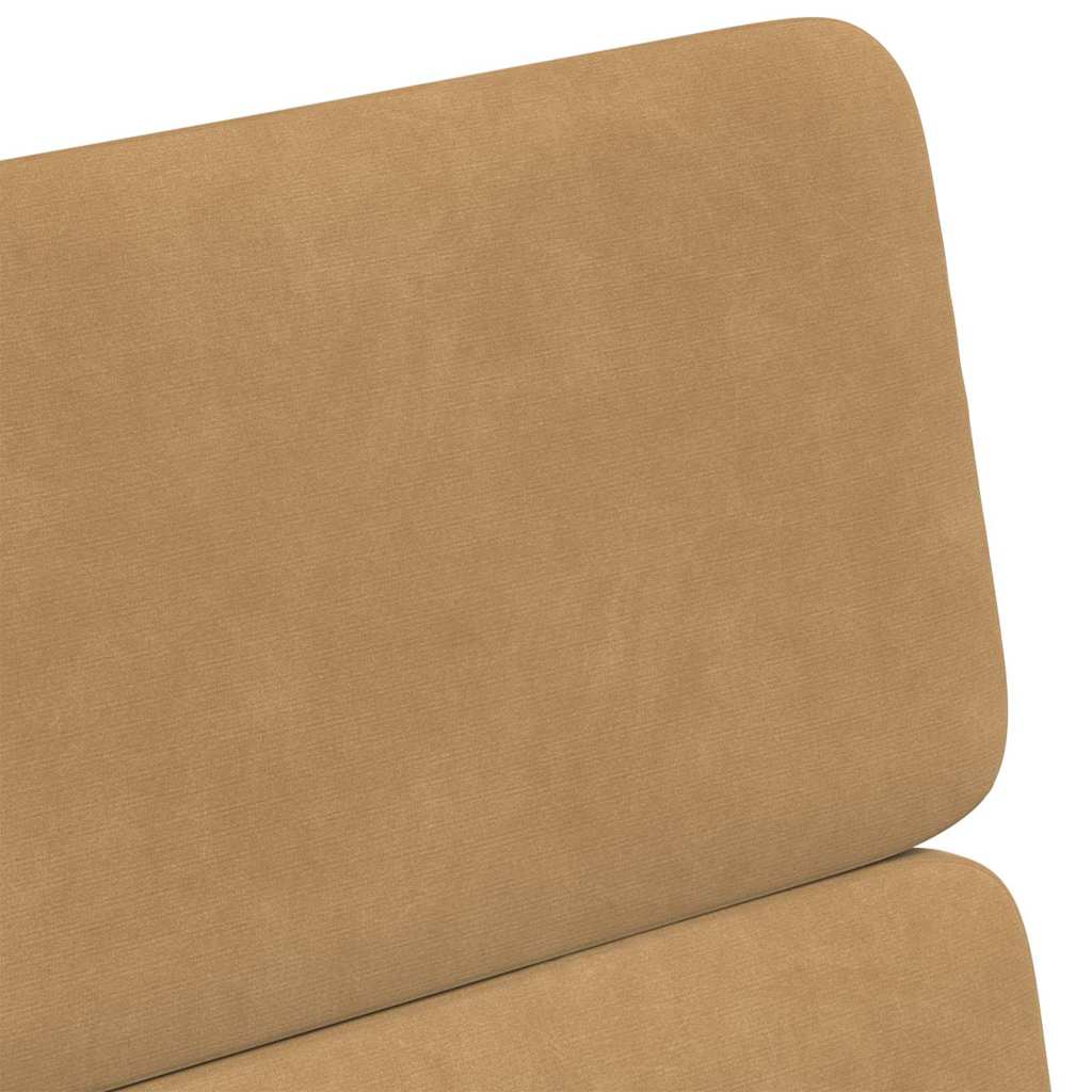 Chaises de Salle à Manger avec Roues 2 pcs Marron Velours - XIOS