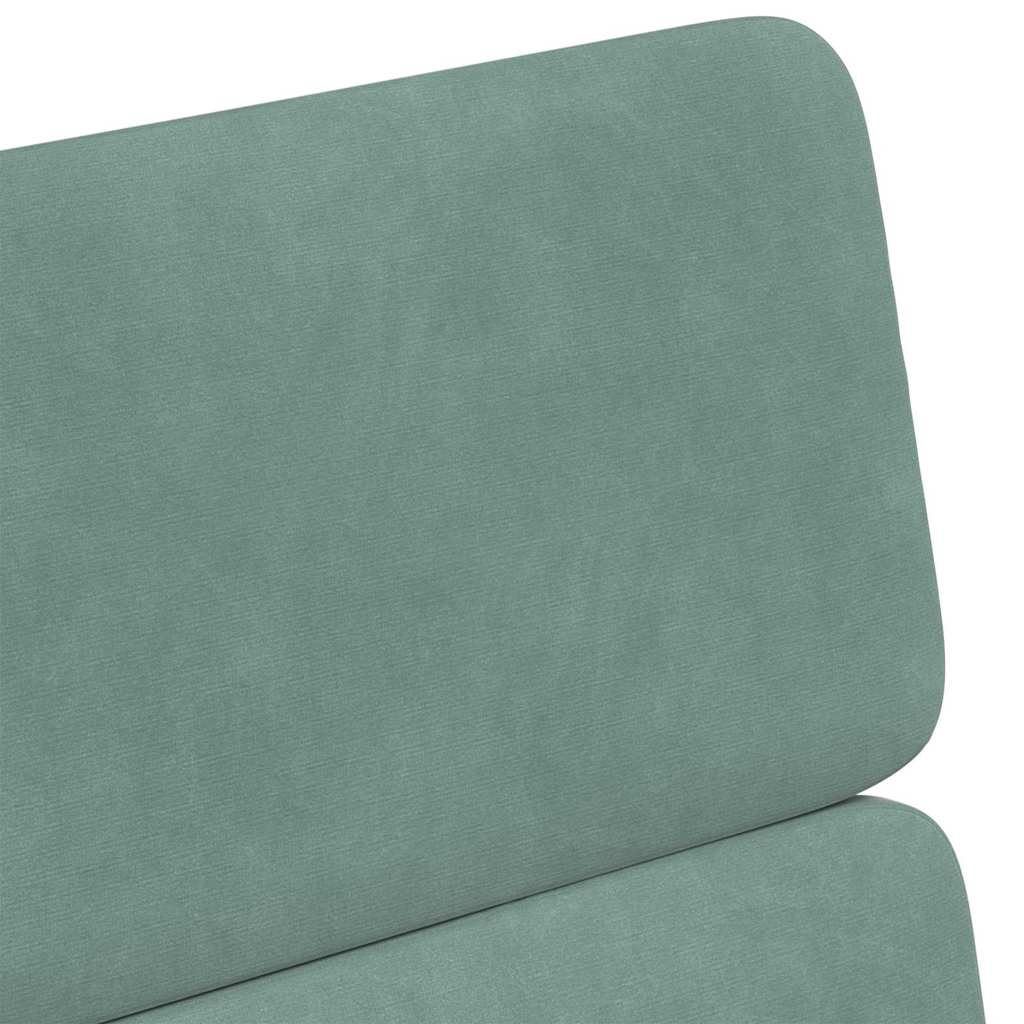 Chaises de Salle à Manger avec Roues 2 pcs Vert marin Velours - XIOS