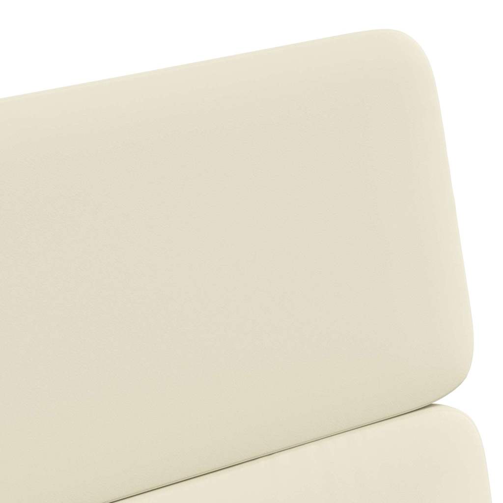 Chaises de Salle à Manger avec Roues avec des roues 2 pcs Crème - XIOS