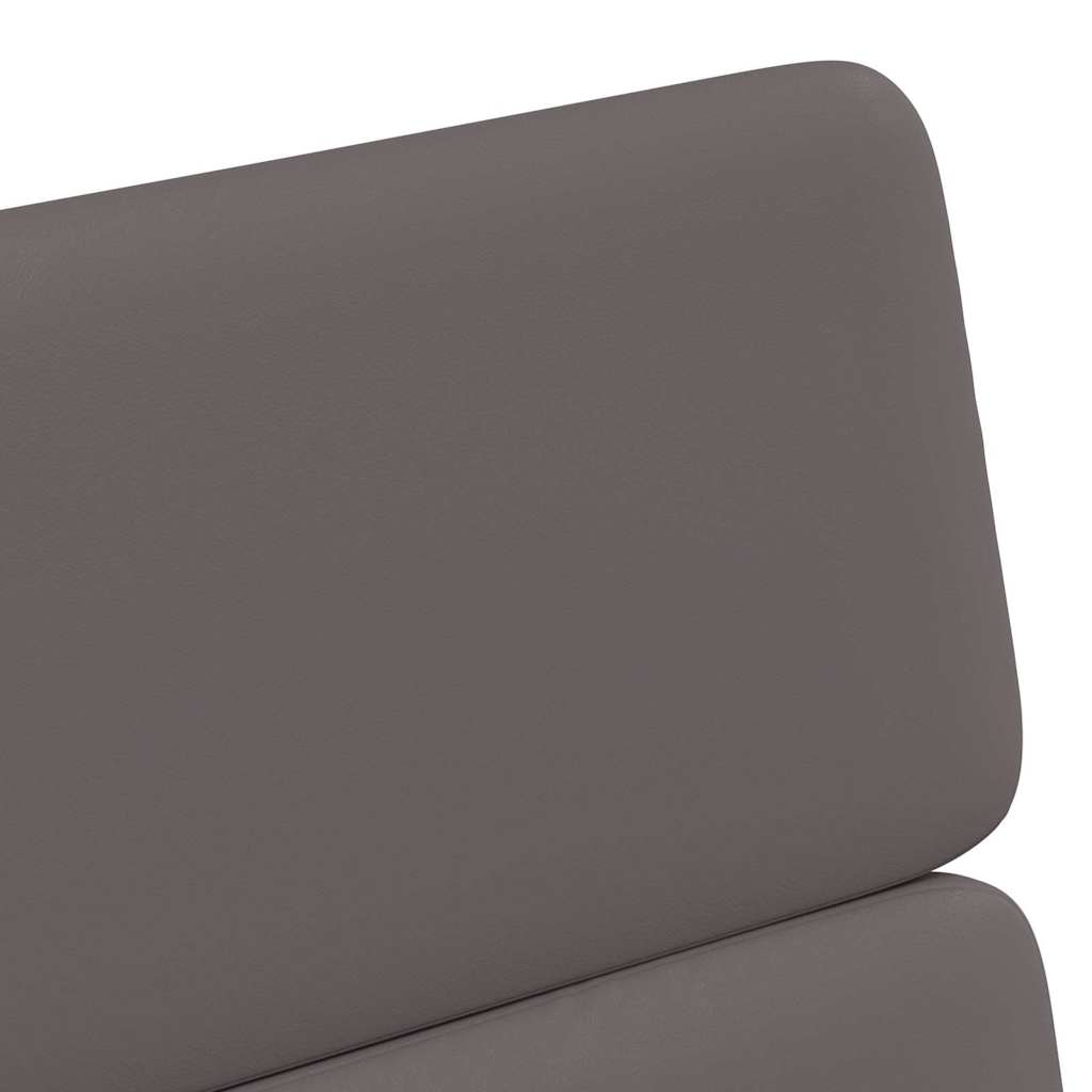 Chaises de Salle à Manger avec Roues 2 pcs Gris 58 x 65 x 98 cm - XIOS