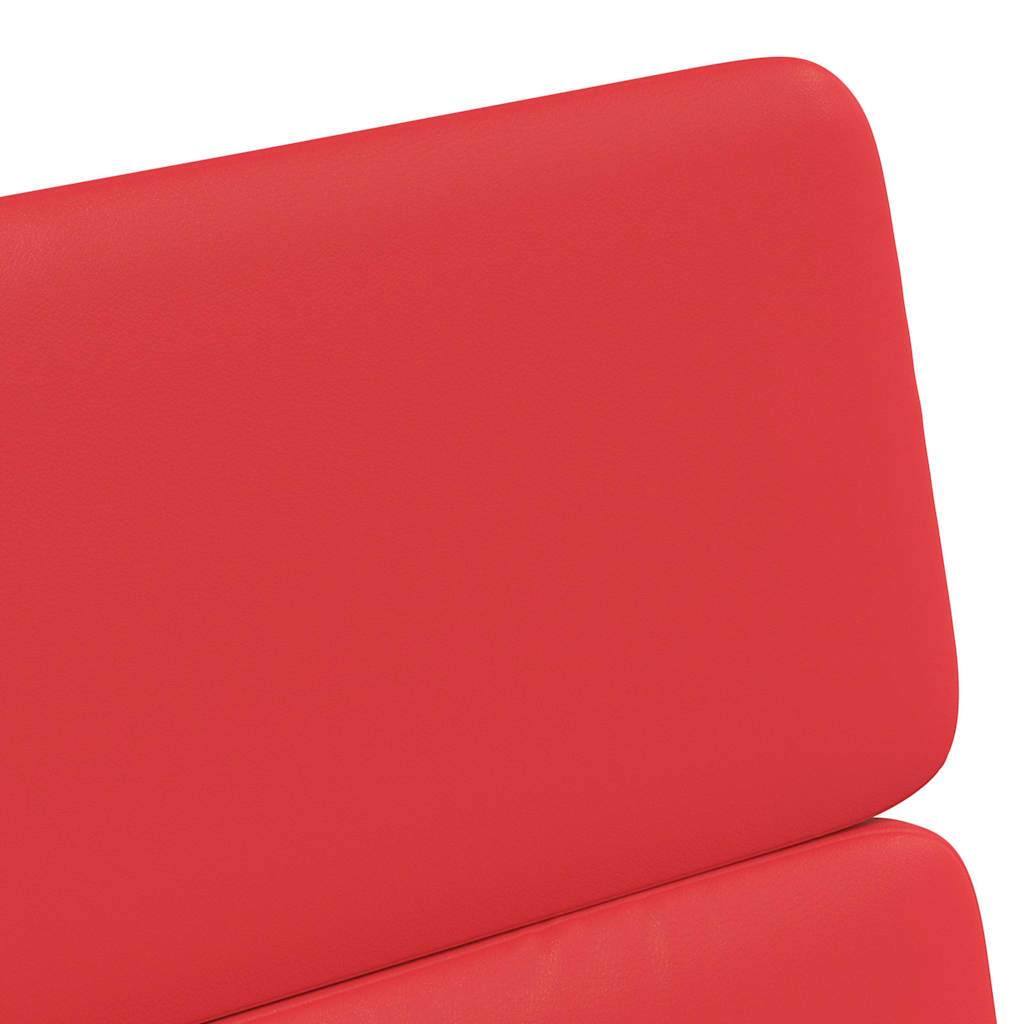 Chaises de Salle à Manger avec Roues avec des roues 2 pcs Rouge - XIOS