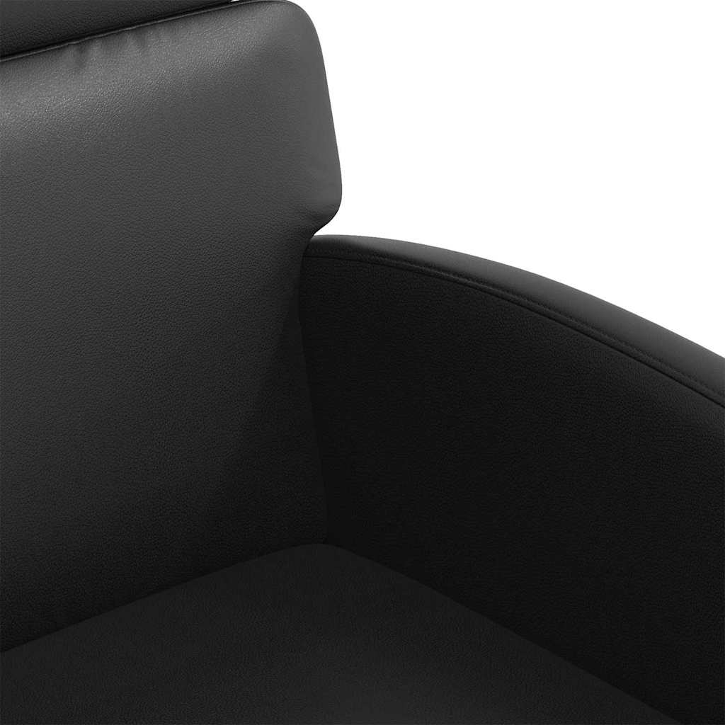 Chaises de Salle à Manger avec Roues 2 pcs Noir 58 x 65 x 98 cm - XIOS
