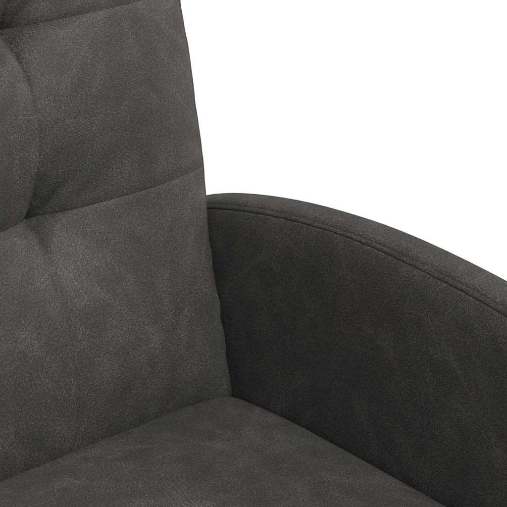 Chaises de Salle à Manger avec Roues 2 pcs Noir 58 x 67 x 97 cm - XIOS