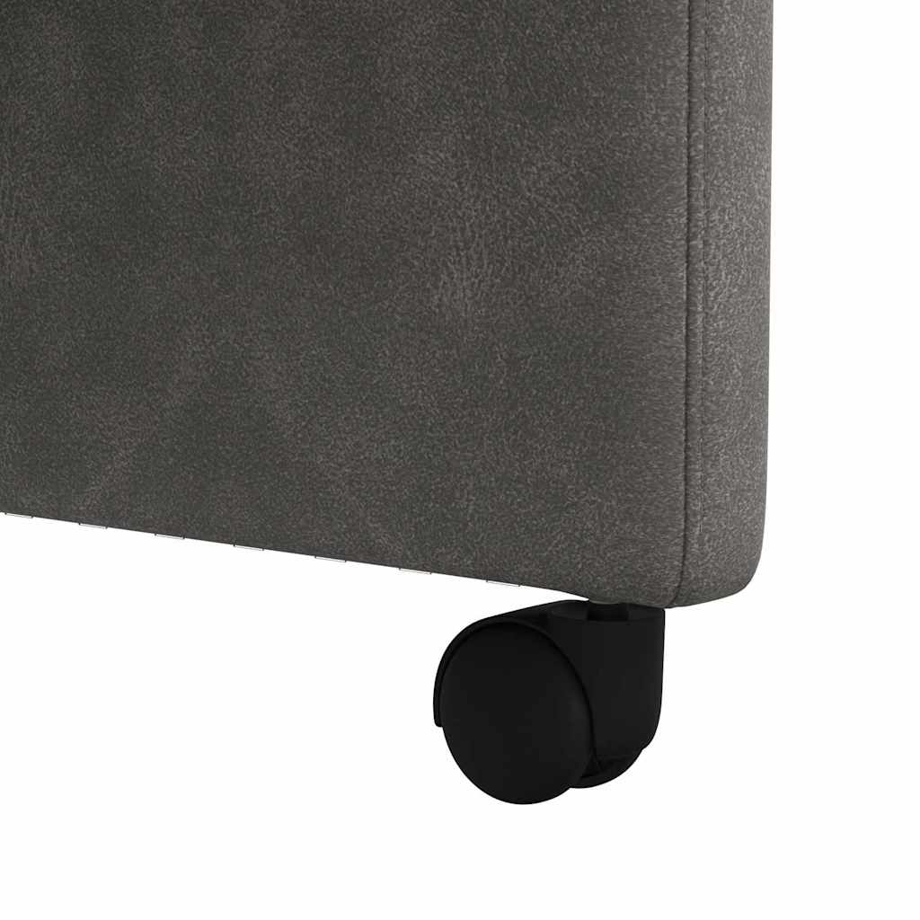 Chaises de Salle à Manger avec Roues 2 pcs Noir 58 x 67 x 97 cm - XIOS