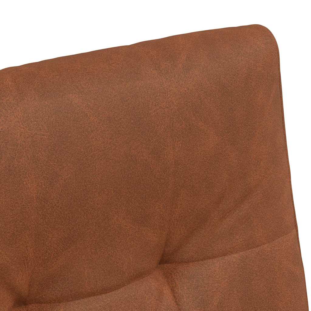 Chaises de Salle à Manger avec Roues 2 pcs Marron Simili cuir - XIOS