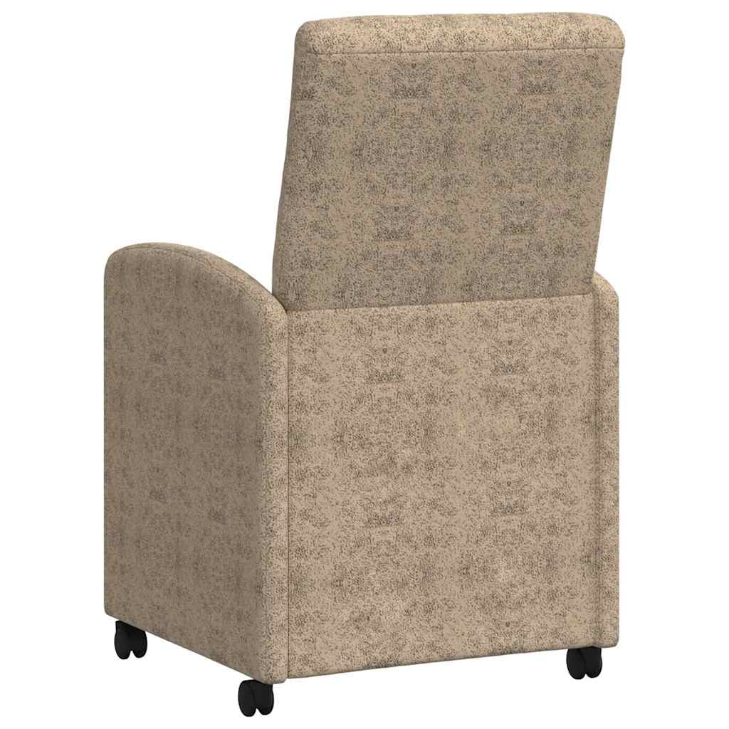 Chaises de Salle à Manger avec Roues 2 pcs Gris clair - XIOS