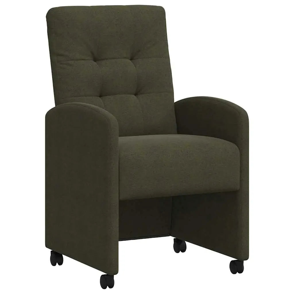 Chaises de Salle à Manger avec Roues 2 pc Cuir suédé faux - XIOS
