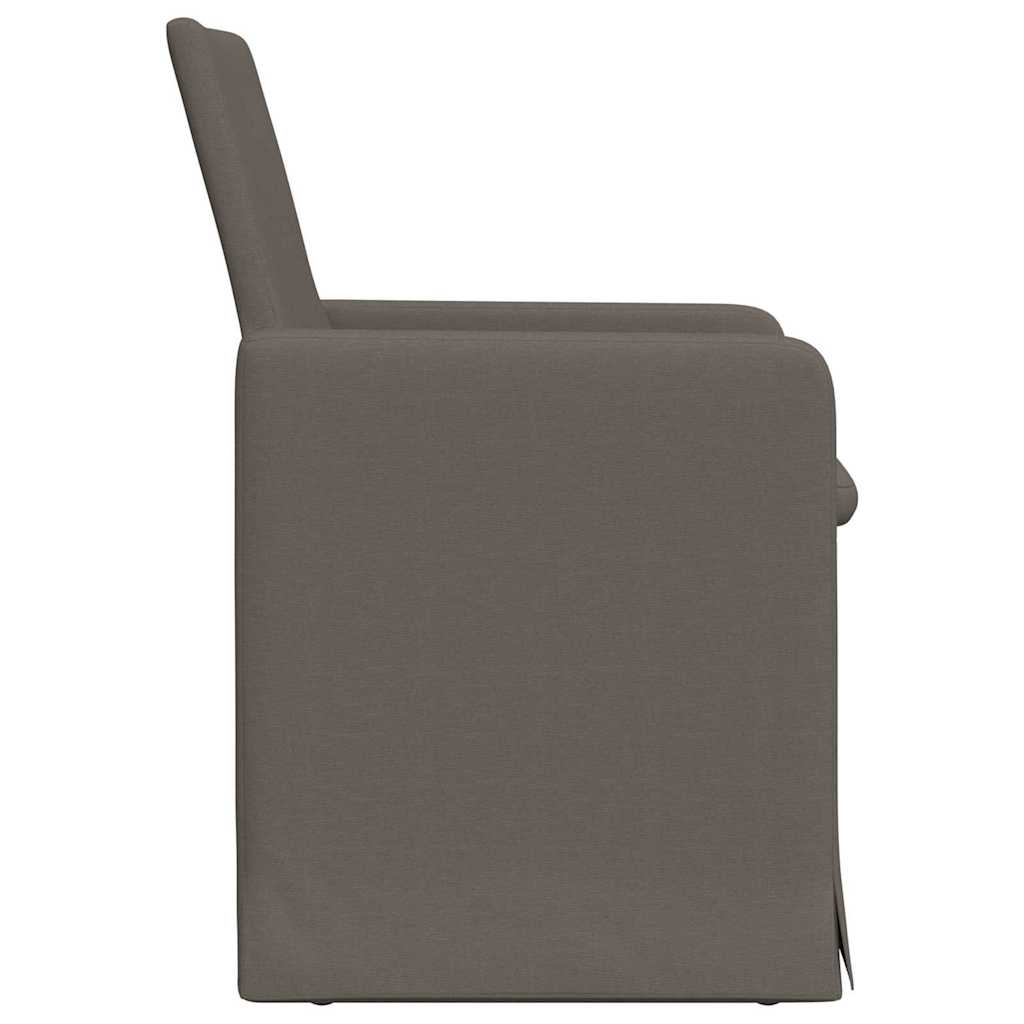 Chaises de salle à manger 2 pcs Gris clair 57 x 67 x 95 cm Lin - XIOS
