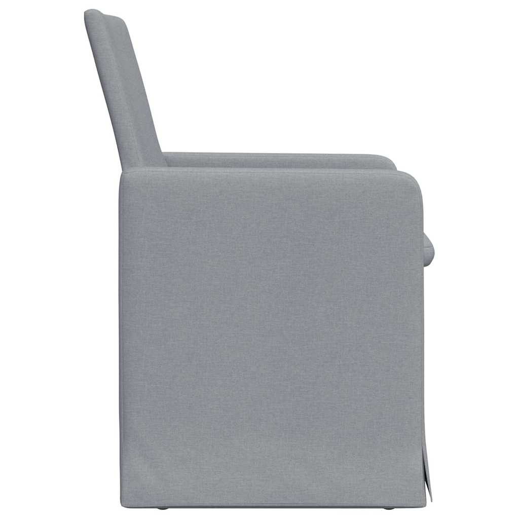 Chaises de salle à manger 2 pcs Gris clair 57 x 67 x 95 cm - XIOS