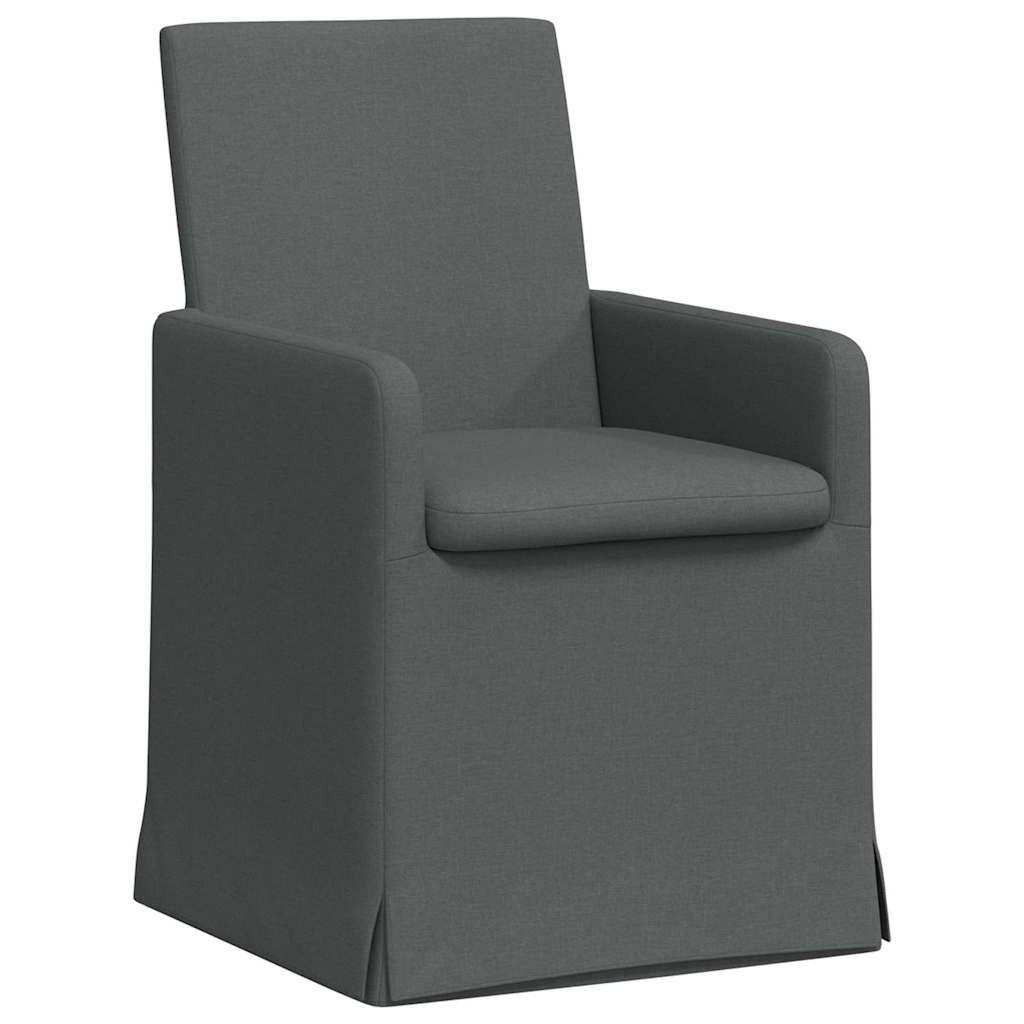 Chaises de salle à manger 2 pcs Gris foncé 57 x 67 x 95 cm - XIOS