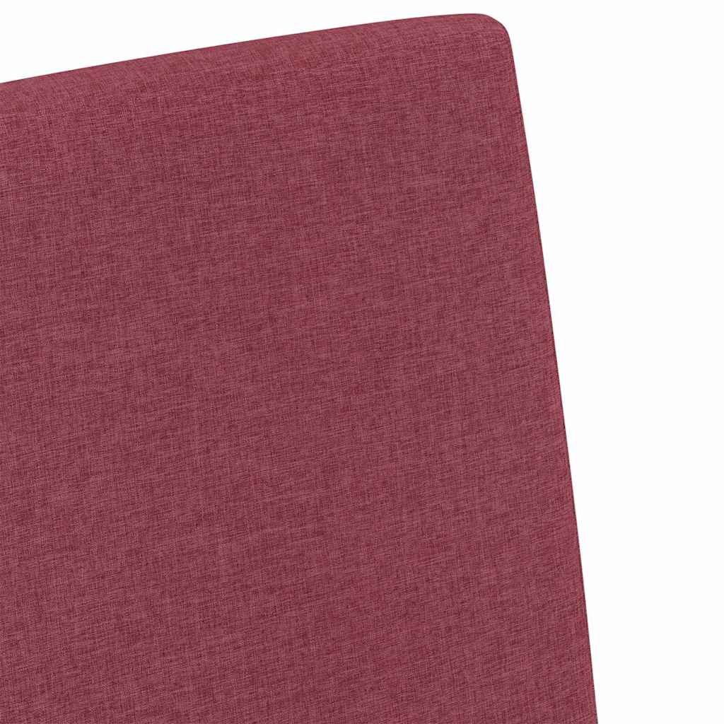 Chaises de salle à manger 2 pcs Bordeaux 57 x 67 x 95 cm tissu - XIOS
