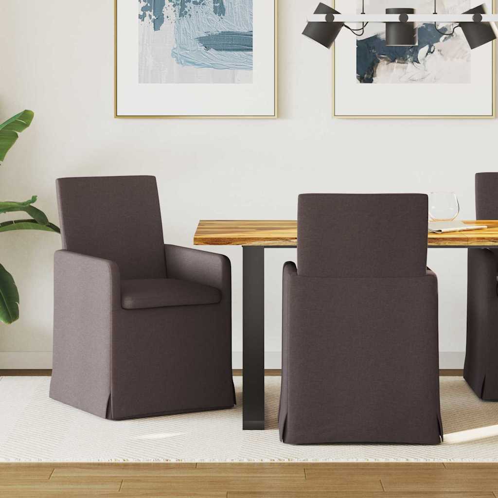 Chaises de salle à manger 2 pcs Marron foncé 57 x 67 x 95 cm - XIOS