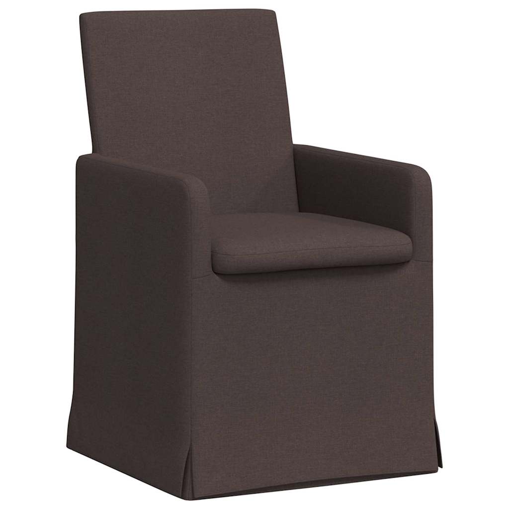 Chaises de salle à manger 2 pcs Marron foncé 57 x 67 x 95 cm - XIOS