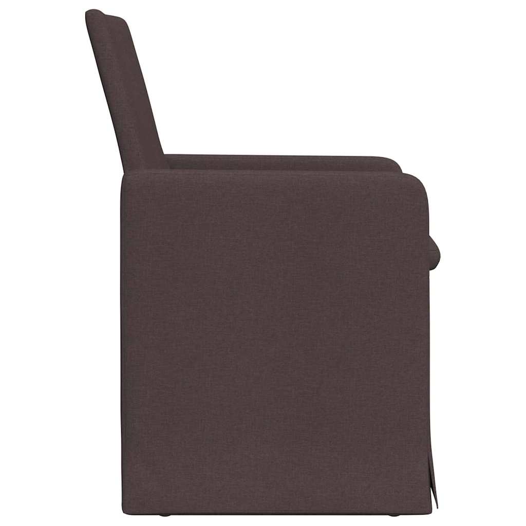 Chaises de salle à manger 2 pcs Marron foncé 57 x 67 x 95 cm - XIOS