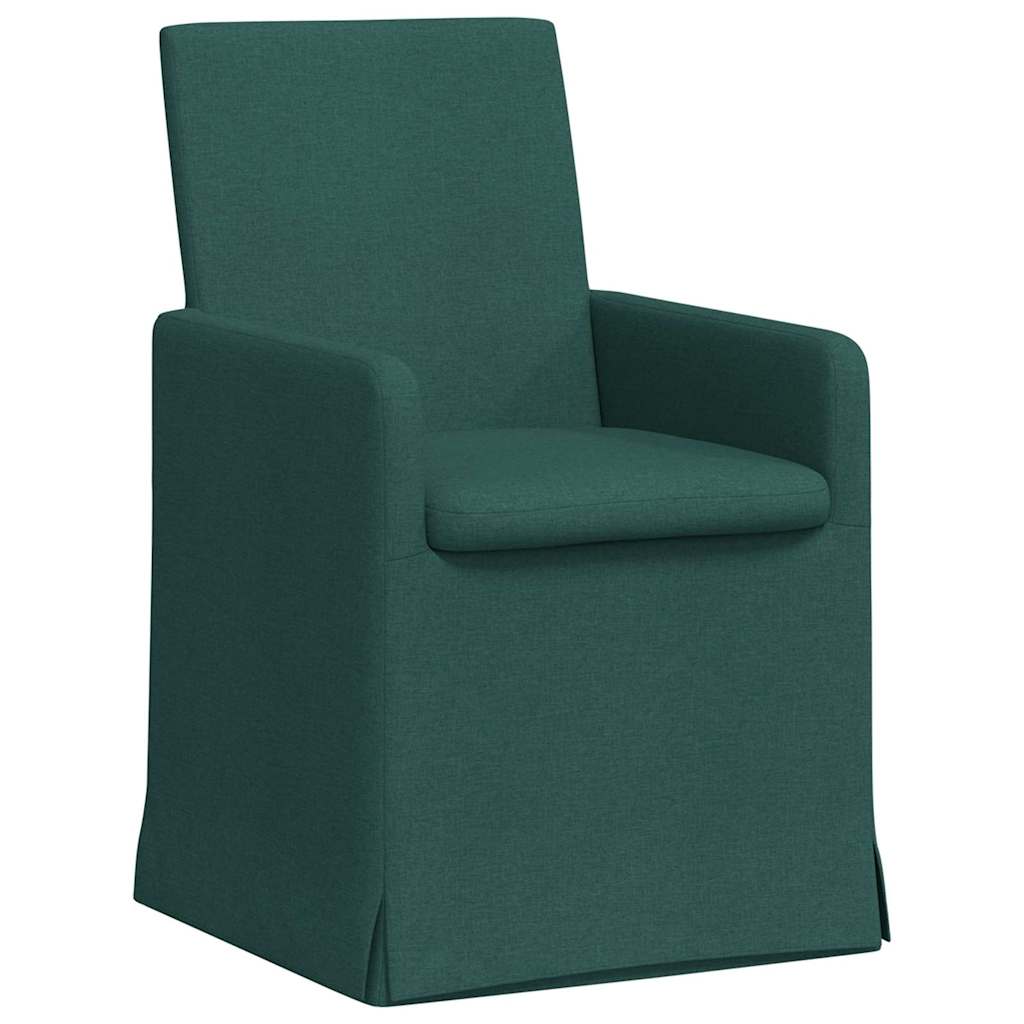 Chaises de salle à manger 2 pcs Vert foncé 57 x 67 x 95 cm - XIOS