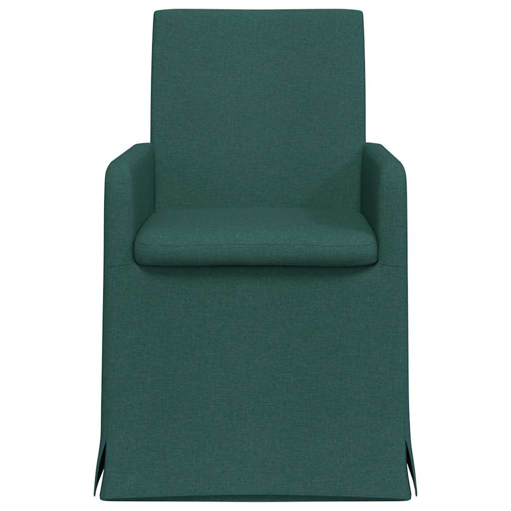 Chaises de salle à manger 2 pcs Vert foncé 57 x 67 x 95 cm - XIOS