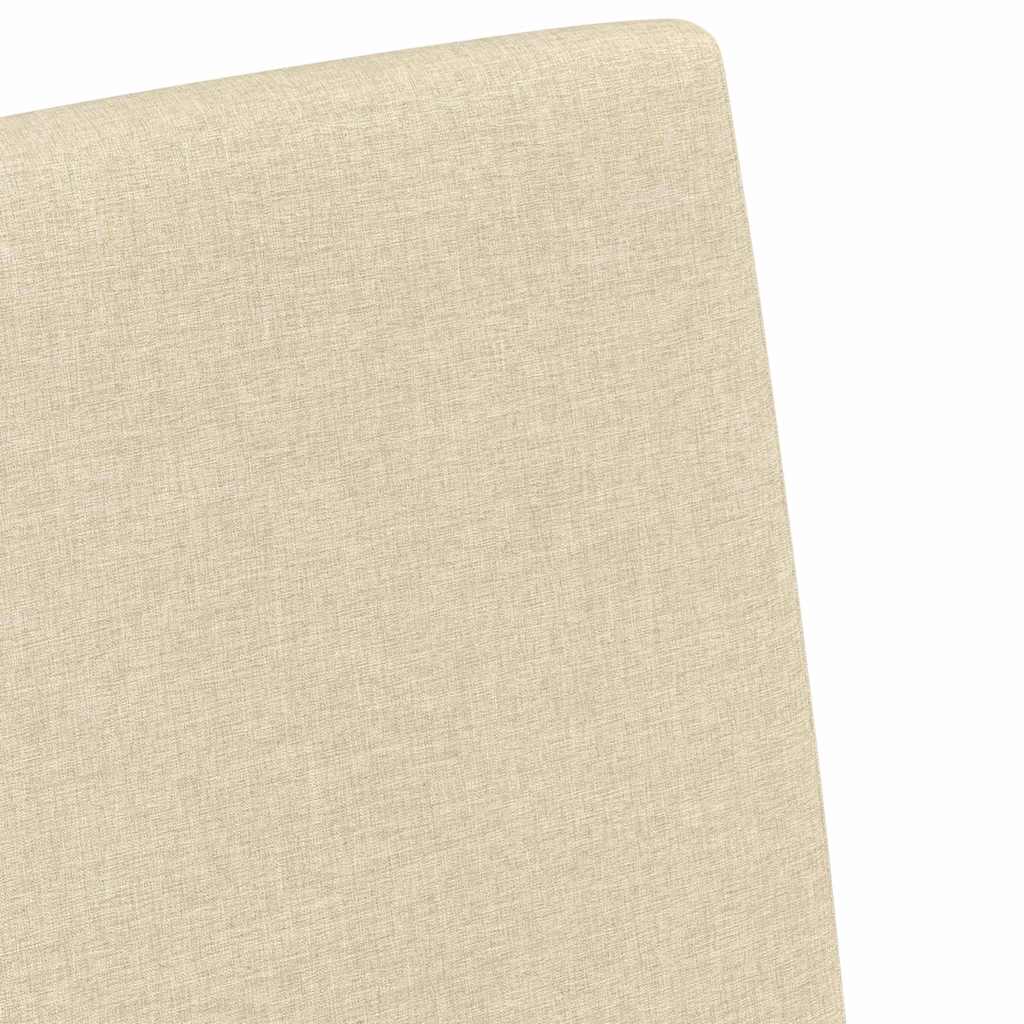 Chaises de salle à manger 2 pcs Crème 57 x 67 x 95 cm tissu - XIOS